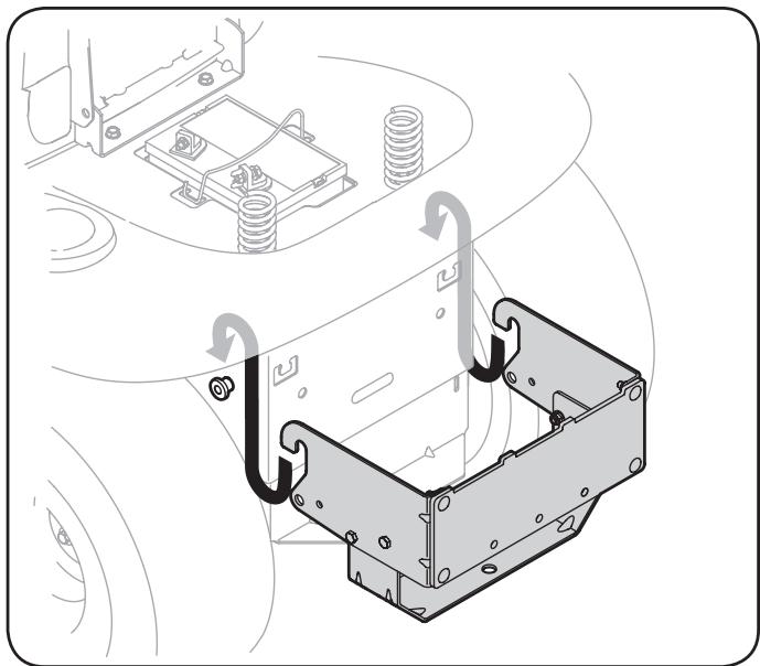 MTD OEM-190-180A - Mount Assembly on Tractor - 1