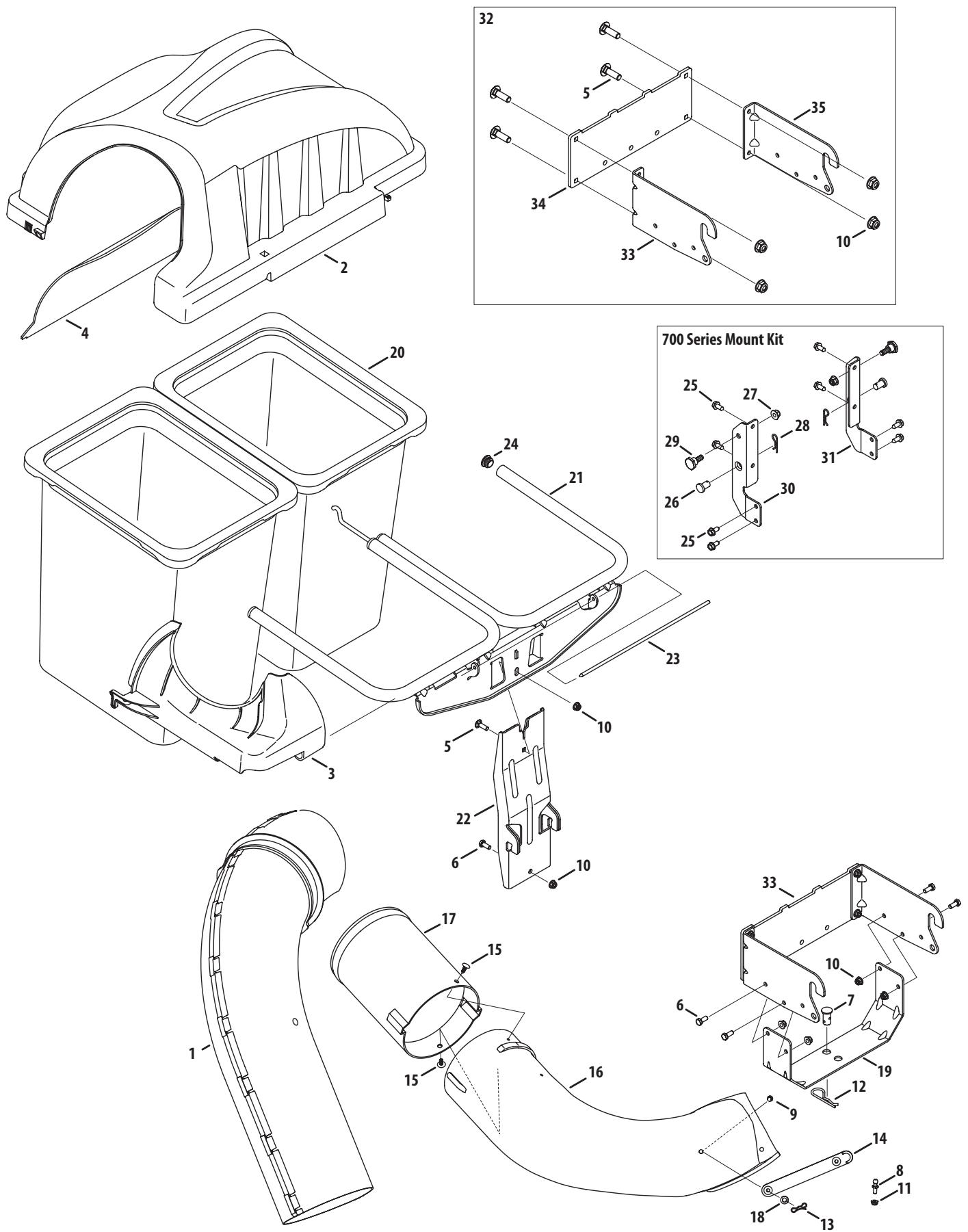 MTD OEM-190-180A - Uso de la embolsadora - 1