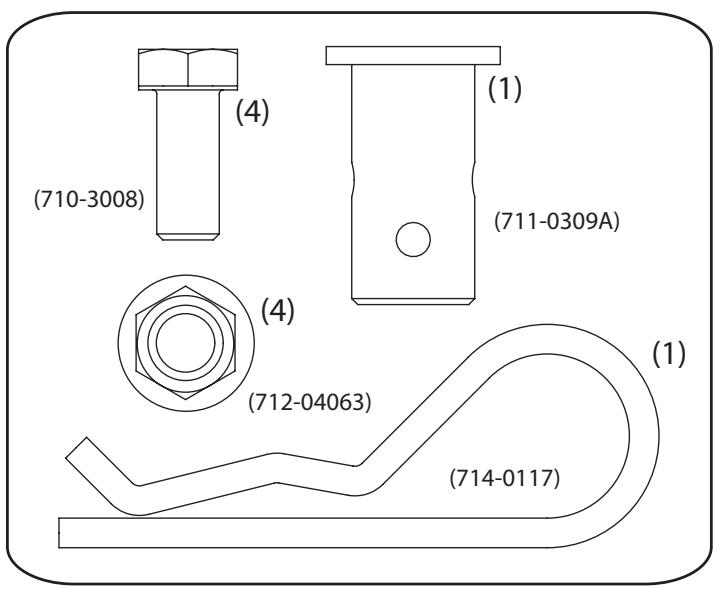 MTD OEM-190-180A - CONTENTS OF HARDWARE PACK - 2