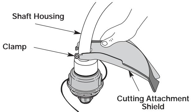 MTD TB32CS - INSTALLING THE CUTTING SHIELD - 2