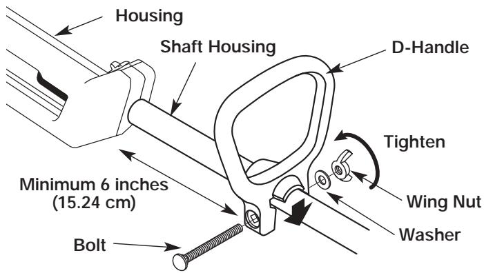 MTD TB32CS - INSTALL AND ADJUST THE D-HANDLE - 1