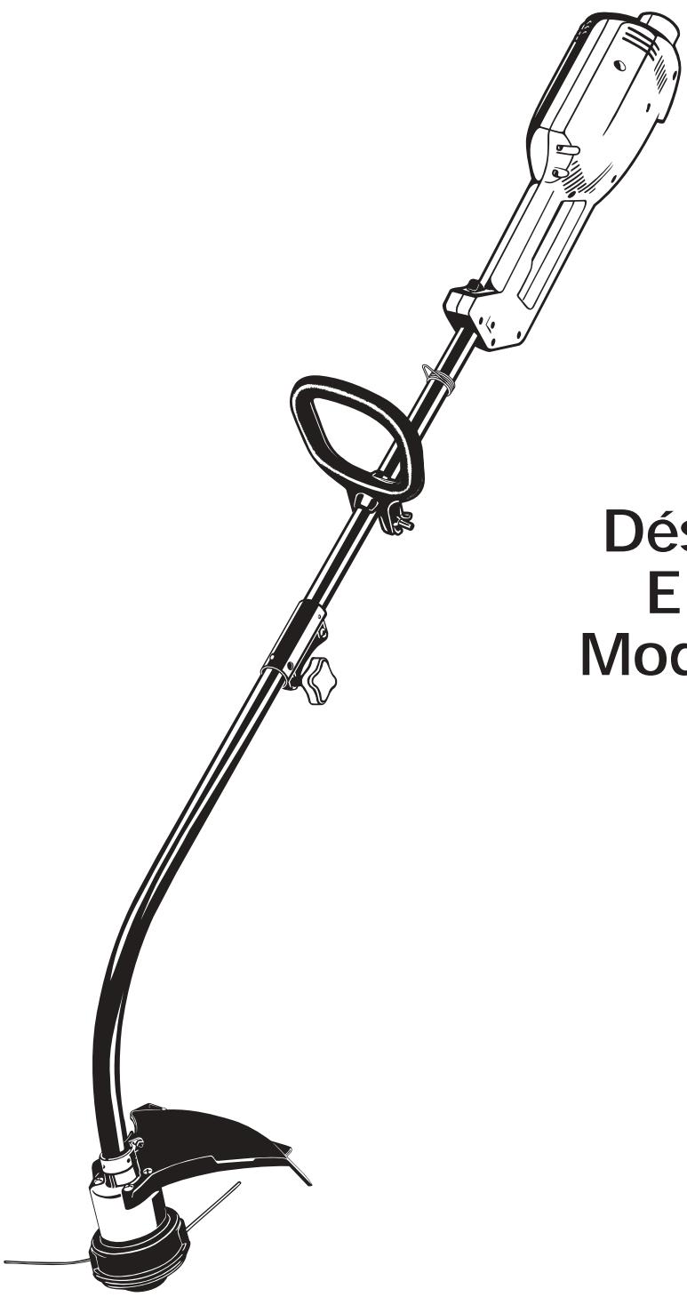 MTD TB32CS - Manuel de l'utilisateur - 1