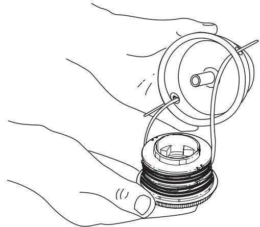 MTD YM26SS - INSTALLING A PREWOUND REEL - 2