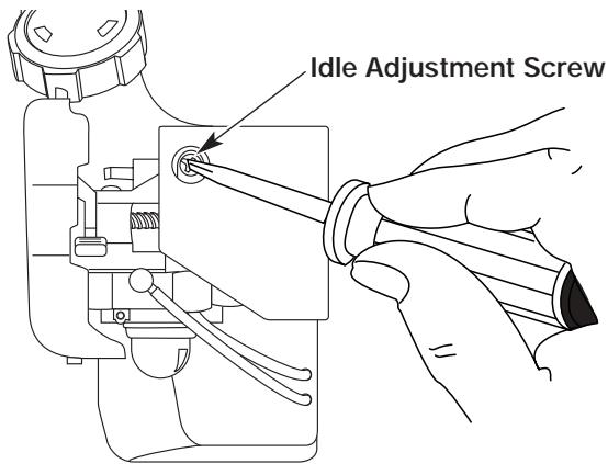 MTD YM26SS - Adjust Idle Speed Screw - 2