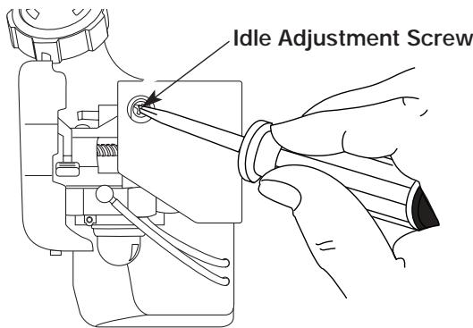 MTD YM26SS - Ajuste del Tornillo de Velocidad Minima - 2