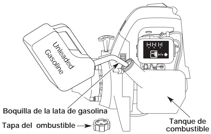 MTD YM26SS - CARGA DE COMBUSTIBLE EN LA UNIDAD - 3