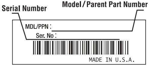 MTD YM26SS - Trouver le NUMERO de MODELE - 2
