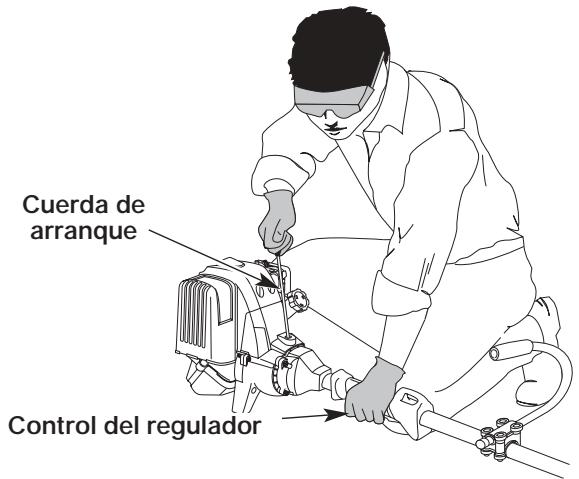 MTD YM26SS - SECCION 5: INSTRUCCIONES DE ARRANQUE Y APAGADO - 2