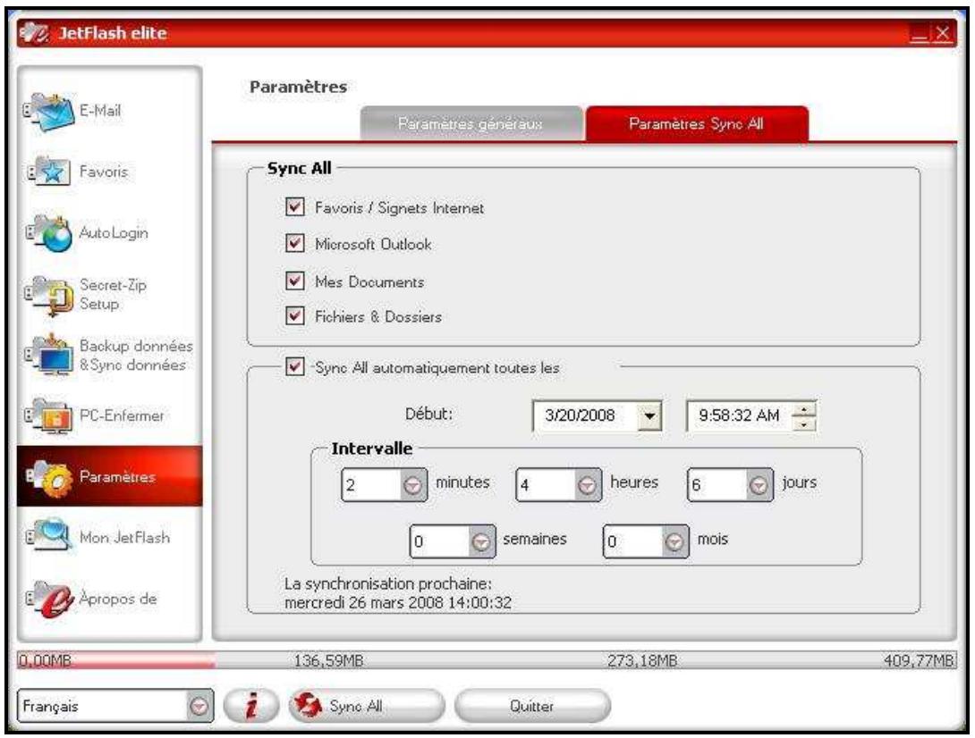 TRANSCEND JETFLASH 700 - La fonction Sync All - 1