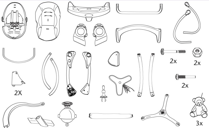 GRACO SILHOUETTE - Parts List - 1