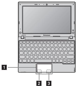 LENOVO IDEAPAD S10-3S - Utilisation du pavé tactile - 1
