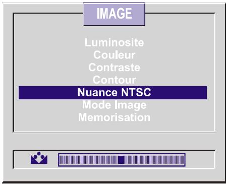 HITACHI C2125T - Réglage de la teinte - 1