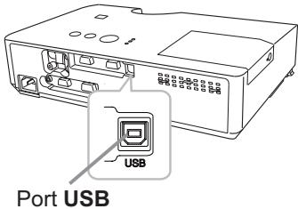 HITACHI CP-X2520 - Utiliser la télécommande en tant que souris et clavier d'ordinateur - 1