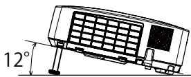 HITACHI CP-X2520 - Réglage de l'élevateur du projecteur - 1