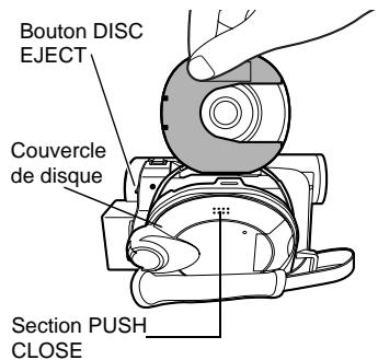 HITACHI DZ-MV350A - INSERTION DU DISQUE - 1