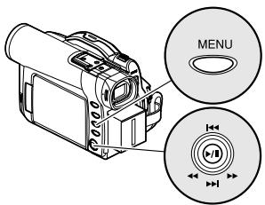 HITACHI DZ-MV350A - Introduction de la date et de l'heure - 1