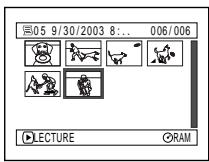 HITACHI DZ-MV350A - CREATION D'UNE NOUVELLE LISTE DE LECTURE (CRÉER) - 2
