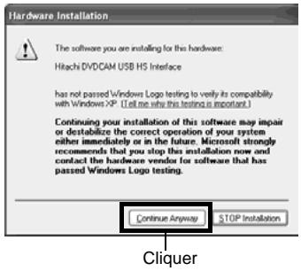 HITACHI DZ-MV350A - INSTALLATION DU PIOTE USB - 3