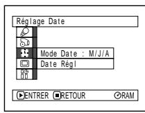 HITACHI DZ-MV350A - Configuration de la date - 1