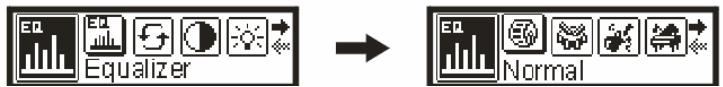 MEMUP KADANCE - Parametrer le mode equaliseur: - 1