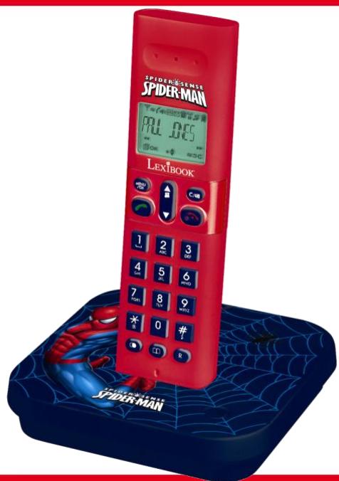 LEXIBOOK DP170SPI1 - Design et simplicité réunis dans ce superbé téléphone Spider-Man! - 6