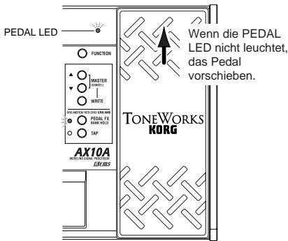 KORG AX10A - Verwendung des Expression-Pedals - 1