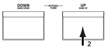 KORG AX10A - Storing a program - 2