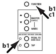 KORG AX10B - c: Durch die Banken schalten (das Programm fest laßen) - 2