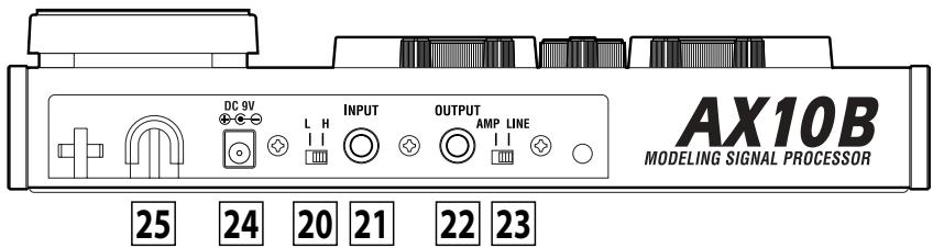 KORG AX10B - Rückseite - 1