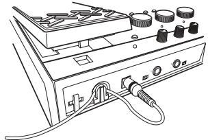KORG AX10B - Bei Verwendung des Netzteils: - 1