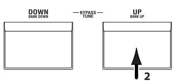 KORG AX10B - Storing a program - 1