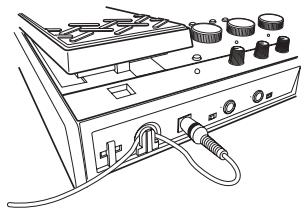 KORG AX10B - When using the AC adaptor: - 1