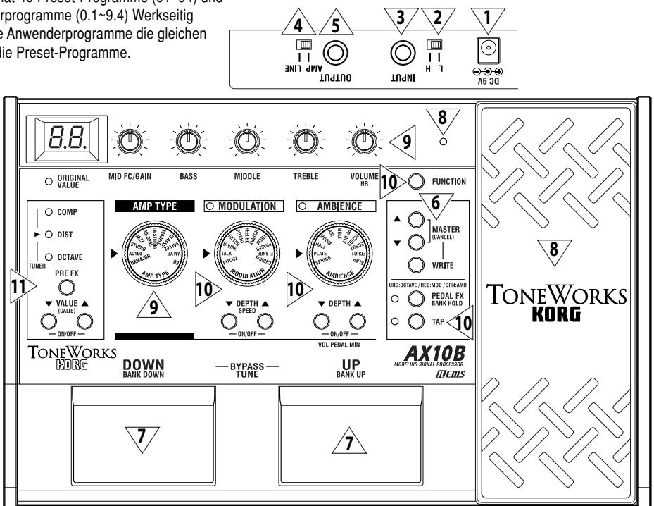 KORG AX10B - Schneller Start - 1