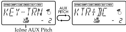 KORG PX4B - Mode de hauteur AUX (Pitch AUX) - 1