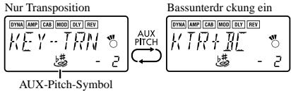 KORG PX4B - AUX Pitch-Modus - 1
