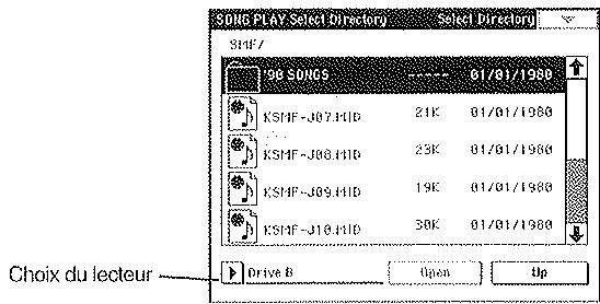KORG I30 - Reproduction directe à partir d'une disquette - 1