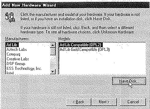 KORG I30 - Installation du korg MIDI driver sous windows 95 - 4
