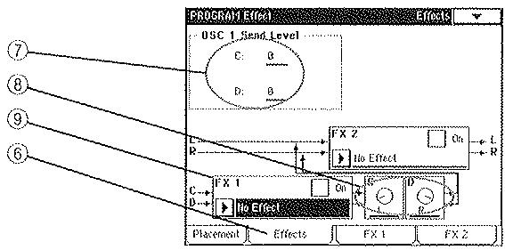 KORG I30 - Réglages des effets et acheminement des signaux - 2