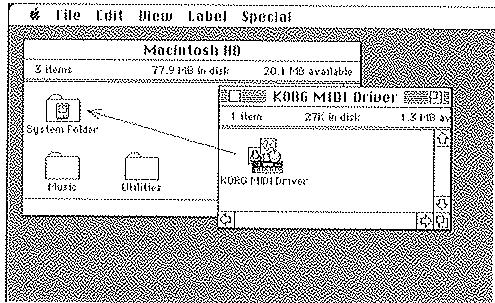 KORG I30 - Installation du korg MIDI driver sur macintosh - 1