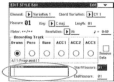 KORG I30 - Insertion d'un motif dans une piste - 3