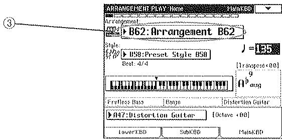 KORG I30 - Sélection par catégorie - 1