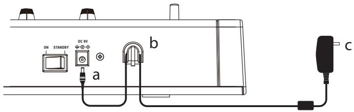 KORG MICROSTATION - Anschlüsse und Stromversorgung - 1
