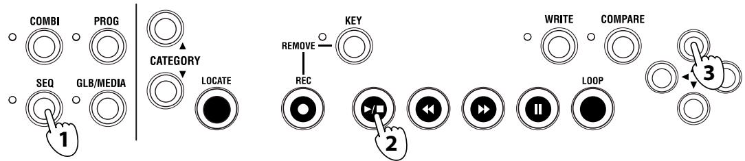 KORG MICROSTATION - Playing the demo songs - 1