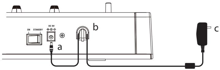 KORG MICROSTATION - Connexions et alimentation - 1