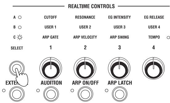 KORG MICROSTATION - Utilizar el arpegiador - 3