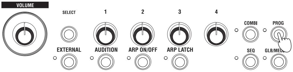 KORG MICROSTATION - Modusanwahl - 1