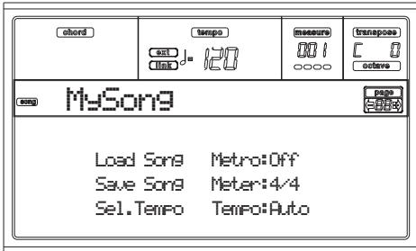 KORG PA50SD - Sauvegardez le morceau. - 1