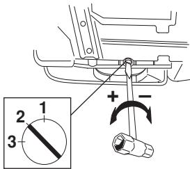 JONSERED CS 2145 S - Einstellen der Ölpumpe - 2