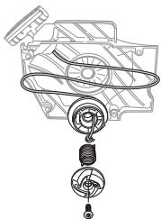 JONSERED CS 2145 S - Remplacement d'une corde de lanceur rompue ou usée - 6