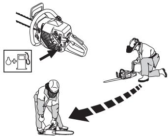 JONSERED CS 2145 S - Tanken - 3